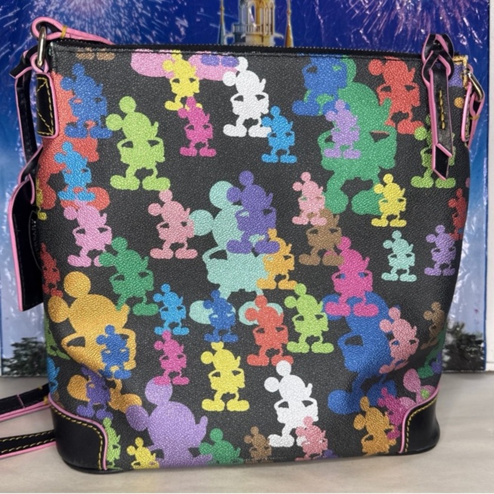 Disney Parks Dooney & Bourke Wonder Mickey Crossbody Bag Purse 10th Anniversary - Picture 3 of 11